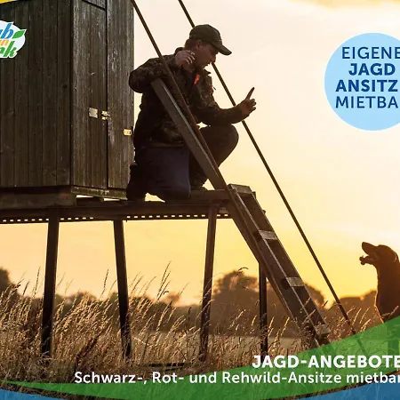 Vakantiehuis Jagd-angler-holzhaus-im-wald-am-see